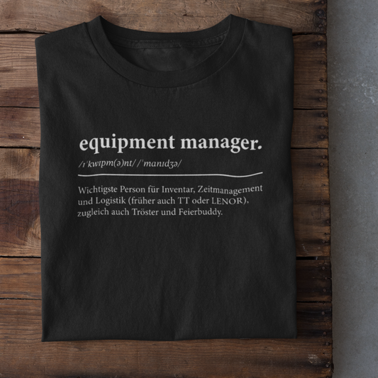 equipment manager  - Damenshirt